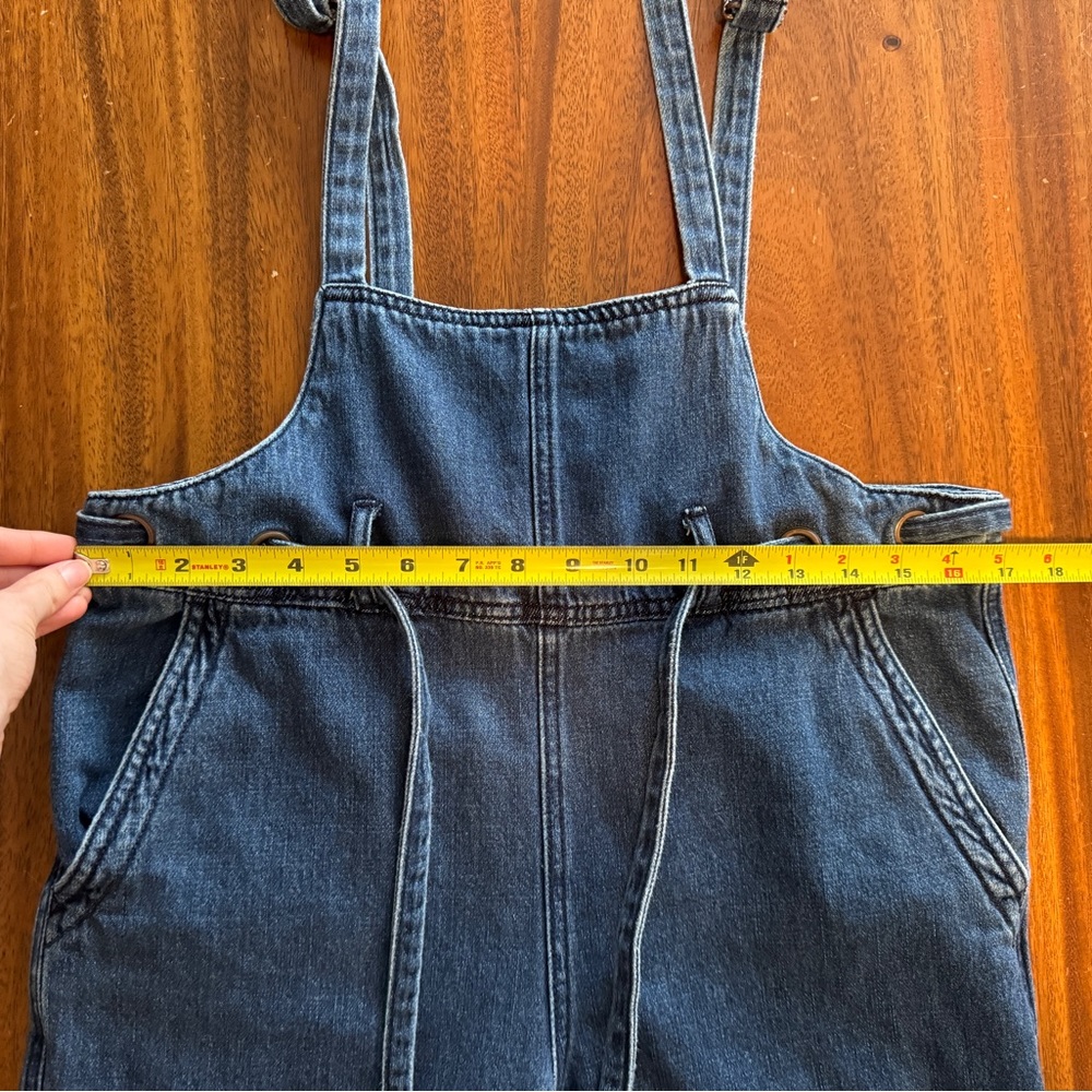 Free People Strappy Denim One Piece in Abyss Blue Size XS - Picture 5 of 11